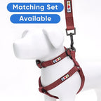 Pawtitas Solid Step-in Dog Harness – Adjustable No-Pull Vest for Puppies to Seniors, Safe & Comfortable M Marsala