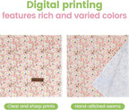 Elegant little tail Dog Bandana, Pink Rose 1PC Washable Dog Scarf Female or Male Square Bib Kerchief Scarf Adjustable Pet Bandana for Medium Large Dogs