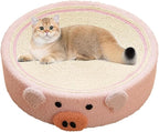 Fruit Cat Scratcher, Cat Fruit Scratcher, Fruit Shaped Cat Scratcher, Orange Round Cat Bed, Wear-Resistant Sisal Cat Supplies,to Meet The Cat's Nature of Grinding and Scratching (Pig)