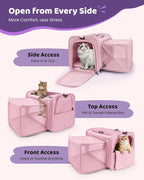 MIDOG Cat Carrier Soft for Small to Medium-Sized Cats,Up to 25 Lbs, TSA Airline Approved Soft Sided Pet Carrier