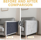 ReWallpaper Cat Scratching Mat Self-Adhesive Dark Grey Cat Scratch Furniture Protector Roll for Sofa Couch Armrest Chair Wall Corner Tower Post Durable Scratch Pad Strong Grip Claw Guard 15.8inx6.5ft
