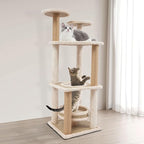 Cat Tree,Cat Tower for Indoor Cats,Multi-Level Cat Condo,Perches Cat Condo with Big Caves