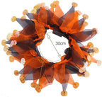 Dog Halloween Costume - Pet Collar Tutu for Small Medium Dogs - Orange St Halloween Day Pet Costume