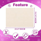 23.6x15.8 Cat Wall Scratcher Mat with Nano Tape,Anti Cats Scratch Furniture Couch Carpet Corner Protector for Indoor,Trimmable Cat Scratching Pad Board Sofa Replacement