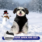 Gyuzh Dog Coat with Harness Puppy Coats Small Dog Harness Jacket Winter Waterproof Jackets for Smal Medium Large Dogs