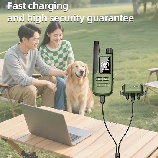 Dog Shock Collar Charger Replacement for Jugbow/Delupet/Yawpet Training Collar,2-in-1 USB C and Magnetic Charging Cable for Dog Collar and Remote Control
