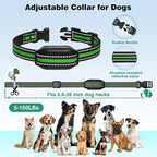 Dog Shock Collar 2 Pack (5-150Lbs) - 3300FT Rechargeable 2 Dog Training Collar with Remote Control IPX7 Waterproof Electric Collar with Fashlight, 4 Training Modes E-Collar for Small Medium large Dogs