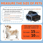 Petskd Top and Side Expandable Pet Carrier with Wheels 18x13x9.5 Inches Southwest Airline Approved, Soft-Sided Carrier for Small Cats and Dogs with Locking Safety Zippers and Anti-Scratch Mesh(Blue)