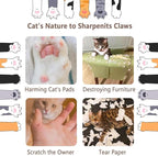 Kitty Cat Toys, Magic Organ Cat Toy,Foldable & Reversible Infinity Style Cat Scratching Board Toy by Recycled Cardboard for Indoor Cats Flip with Fun, 1 Pack