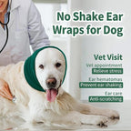 Nanaki Dog Calming Hoodie Ear Wraps for Dogs, Fireworks Ear Protection Head Muffs Doggy Warp Anxiety Relief, Doggy Hematoma Wrap, Pet Head Cover for Grooming and Force Drying Bathing Pet Protector