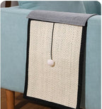 Cat Scratcher Mat Natural Sisal Scratch Couch Cover Furniture Protector Scratching Mat for Sofa Cat Scratch Pad Rug for Grinding