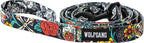 Wolfgang Heavy Duty Dog Leash, Pull-Tested to Over 800 lbs for Walking & Training, LosMuertos Print, Large
