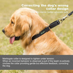Martingale Dog Collar, Escape-Proof and No Slip Design, Heavy-Duty Nylon with Metal Buckle, Adjustable for Small, Medium & Large Dogs, Colorfast for Training, Daily Walks (Classic Black, M)