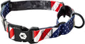 Wolfgang Heavy Duty Martingale Dog Collar with Quick Release Nylon Buckle for Walking & Training, DigitalDog Print, Large