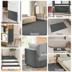 78.7x15.8in Large Size Durable Cat Scratch Furniture Protector,Self-Adhesive Couch Protectors from Cats Scratching,DIY Climbing Cat Scratcher Mat for Furniture,Cat Scratch Couch Protector,Gray