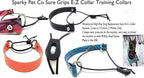 Replacement GPS eCollar with Adjustable Bungee, Multi-Hole Design, and Secure Toggle Closure for Small Dogs (Blue, Small Neck) Reflective