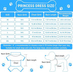 TAPBULL Dog Dresses, Fashionable Pet Dog Clothes, Cute Cat Birthday Dress Outfit (Blue/Red/Pink/Pink-Blue/Yellow-Blue 5-Pack), Medium