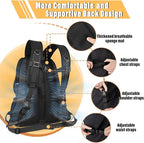 YUDODO 4-8lbs Dog Front Carrier Backpack, Adjustable Breathable Pet Carrier for Small Dogs, Ventilated Puppy Back Pack with Safety Belt, Lightweight Doggy Backpack for Hiking Outdoor (Jet Black, M)