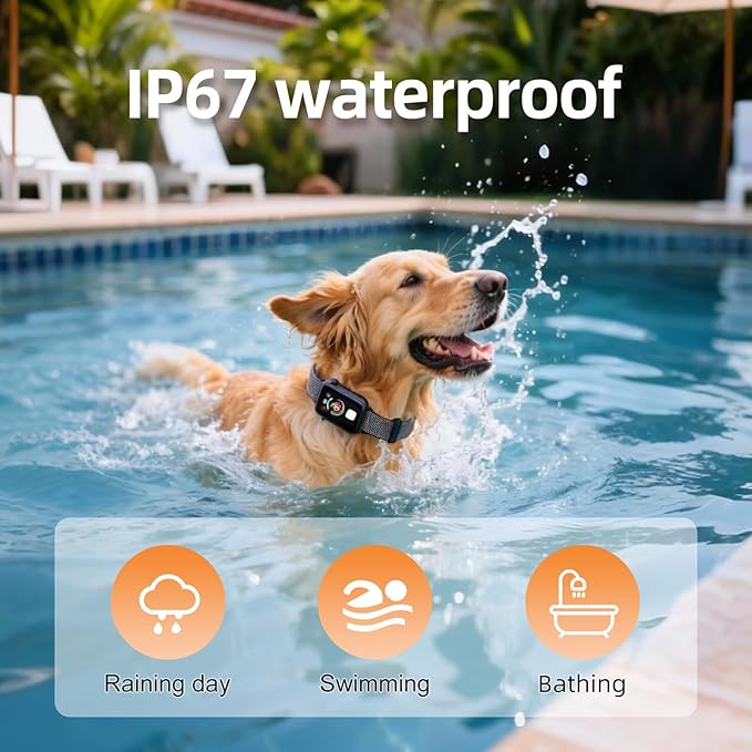 2026 New Dog Shock Collar - 4200FT Dog Training Collar with Remote Innovative IPX7 Waterproof with 4 Training Modes, Rechargeable E-Collar for All Breeds