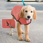 ROZKITCH Dog Winter Coat Soft Pullover Pajamas, Pet Windproof Warm Cold Weather Jacket Vest Cozy Jumpsuit Apparel Outfit Clothes for Small Medium Large Giant Walking Hiking Travel Orange M