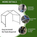 Summertrail Dog House Outside, Dog Tent Outdoor, Dog Shade Shelter Doghouse Canopy with Three-Sided Breathable Mesh Windows, Gray Sun Rain Cover for Pet Cat Livestock（Large Size）