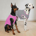 KYEESE 2Pack Dog Shirt, Lightweight Sun Protection Sleeveless Dog T Shirts for Large Dogs Girl, Breathable Pet Reflective Tank Top Summer Dogs Clothes for Outdoor Walking, Grey+Hotpink, 3XL