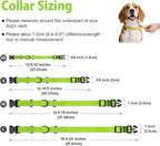 Martingale Collar for Dogs with Quick Release Buckle, Reflective Soft Padded & Escape Proof, Adjustable Nylon Dog Collars for Training & Daily Walking (Green,XS)