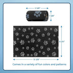 Best Pet Supplies Dog Poop Bags (150 Bags) for Waste Refuse Cleanup, Doggy Roll Replacements for Outdoor Puppy Walking and Travel, Leak Proof and Tear Resistant, Thick Plastic - Black