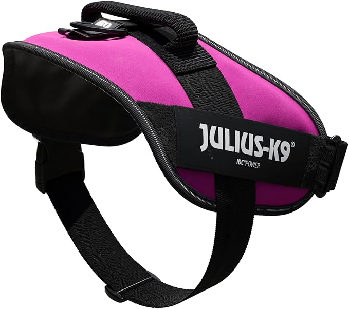 Julius-K9, 16IDC-DPN-2, IDC Powerharness, Dog Harness, Size: 2, Dark Pink
