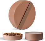 Barkin’ Trails Travel Dog Bowls, Portable Outdoor Water, BPA-Free, Food Grade Plastic Dog Travel Bowl, Camping Essentials & Container (Mocha)