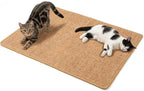 Extra Large Cat Scratcher Mat (27.5" x 35.4"), Natural Sisal Cat Scratching Pad for Indoor Cats, Mess-Free Cat Scratch Rug & Cardboard Alternative, Couch & Furniture Protector