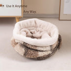 Cat Bed Cave Sleeping Bag, Pet Mat Warming Pad Sack for Cats and Small Dog,Burrowing Cozy Soft Comfortable Bed(for Small and Medium Cats)