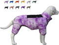 Micai Warm Dog Coat - 4 Legs Covered Waterproof Windproof Reflective Vest, Zippered Adjustable Outdoor Snow Jacket for Small Medium Large Dogs - Purple XXXXL