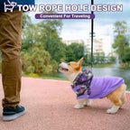 Plaid Dog Hoodie and Sweatshirt, Soft Fleece Pullover with Hat and Leash Hole, Puppy and Bulldog Sizes S M L