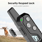 Shock Collar for Dogs, IP67 Waterproof Dog Training Collar with Remote, 3 Training Modes with Beep, Vibration, and Safe Static, Rechargeable E Collar for Large Medium