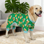 KYEESE Dog Pajamas Dog Pajamas Large Sized Dogs Stretchy Pets Pjs Velvet Pet Jammies Coat Little Bee Pets Pjs Comfy Dogs Clothes Soft Pet Onesie Costume Stretchable Clothes, XXX-Large