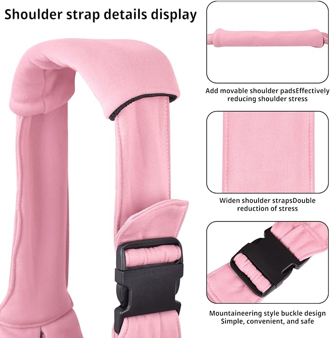 CUBY Dog and Cat Sling Carrier - Hands Free Adjustable Small Pet Sling - Soft Pouch and Tote Design - Suitable for Puppy, Small Dogs Cats Outdoor