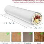 Anti Cat Scratch Furniture Protector, Transparent Self-Adhesive Couch Furniture Protectors from Cats Scratching Claws, Cat Scratch Couch Protector (13" x 384")