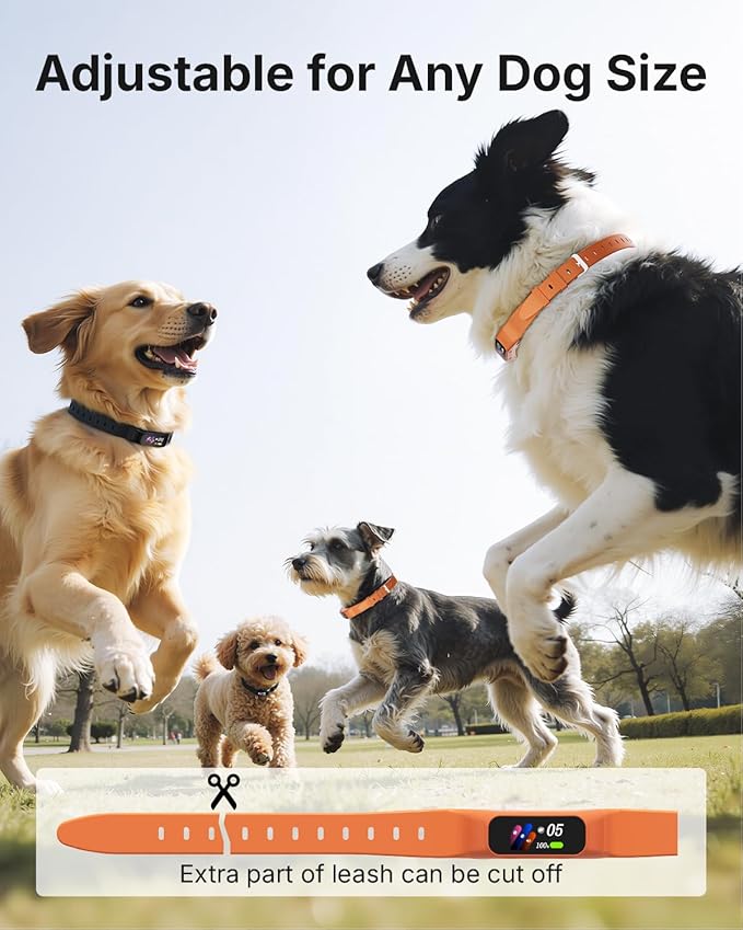 Anti Bark Collar for Small Medium Large Dogs, Vibrating Dog Collars No Shock, Rechargeable Smart AI Bark Collar, Automatic Dog Training Collar, IP 67 Waterproof Dog Barking Collar (Black)