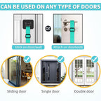 COOYOO Dog Doorbells, Adjustable Potty Training Dog Bells, Upgraded for Training Your Puppy The Easy Way, Premium Quality Housetraining Hanging Bell-5 Extra Large Loud 1.5 DoorBells