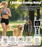 Dog Shock Collar - 4200FT Dog Training Collar with Remote Innovative IPX7 Waterproof with 4 Training Modes,Vibration and Shock,Rechargeable E-Collar for All Breeds