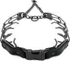 Herm Sprenger Prong Collar for Dogs Training – Quick Release Buckle & Swivel Ring for Easy Use – Made of Durable Steel Chrome Plated in Germany– 3.2mm Prongs for Large Dogs with 20-26" Neck