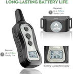 PATPET Dog Training Collar Shock Collar with Remote - 3 Training Modes, Beep, Vibration and Shock, Up to 1000 ft Remote Range, Rainproof for Small Medium Large Dogs