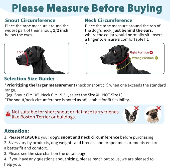 BARKLESS Sturdy No Pull Head Collar for Medium Large Dogs, Gentle Reflective Head Halter with Safety Link, Adjustable Nylon Dog Training Muzzle Leash for Walking Control (Black, XXL)