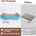Cat Scratcher Bed Cardboard Cat Scratching Board 22.8 * 16.5 inches Large Corrugated Cat Scratch Pad for Indoor Cats，Furniture Protector