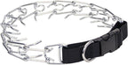 Coastal Pet Titan Easy-On Dog Prong Training Collar with Buckle - Durable Metal Training Collar for Dogs with Side Release Buckle - Black, 2 mm x 14"