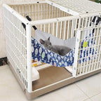Cat Hammock Bed for Cage - 22x18 inch Adjustable Hanging Cat Bed Reversible hammocks for Indoor Cats, Soft Perch, Sleeping and Resting Sleepy Pad for Kitten Ferret Puppy or Small Pet