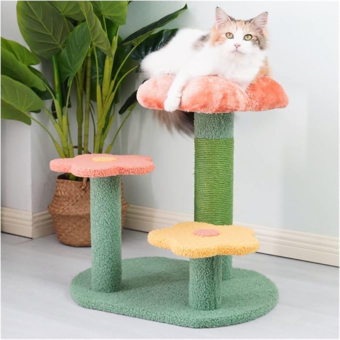 GLigeT Cat Climbing Tower Cat Climbing Frame Large cat Frame cat Litter cat Tree one with Jumping Platform cat Scratching Post cat Scratching Board Flower cat Toy Cat Climbing Frame