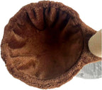 SHENGOCASE 14.6" Brown Nest Basket Lounger Hammock Bed Replacement for Cat Tree Tower, 5-Pack Hanging Toys, Cat Tree Accessories Hammock Attachment (Large 1pc, Brown)
