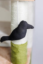 HYABi 44.1 Inch Tall Flower Cat Tree Tower Condo Climbing for Indoor Cats Multi Level with Sisal Scratching Post Hammocks Pet House Play Home Furniture Platform